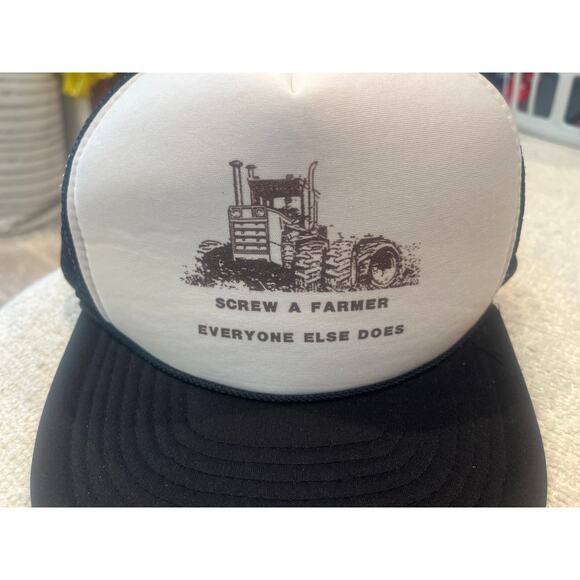 S*!ew a Farmer Trucker Hat Vintage - Picture 3 of 4